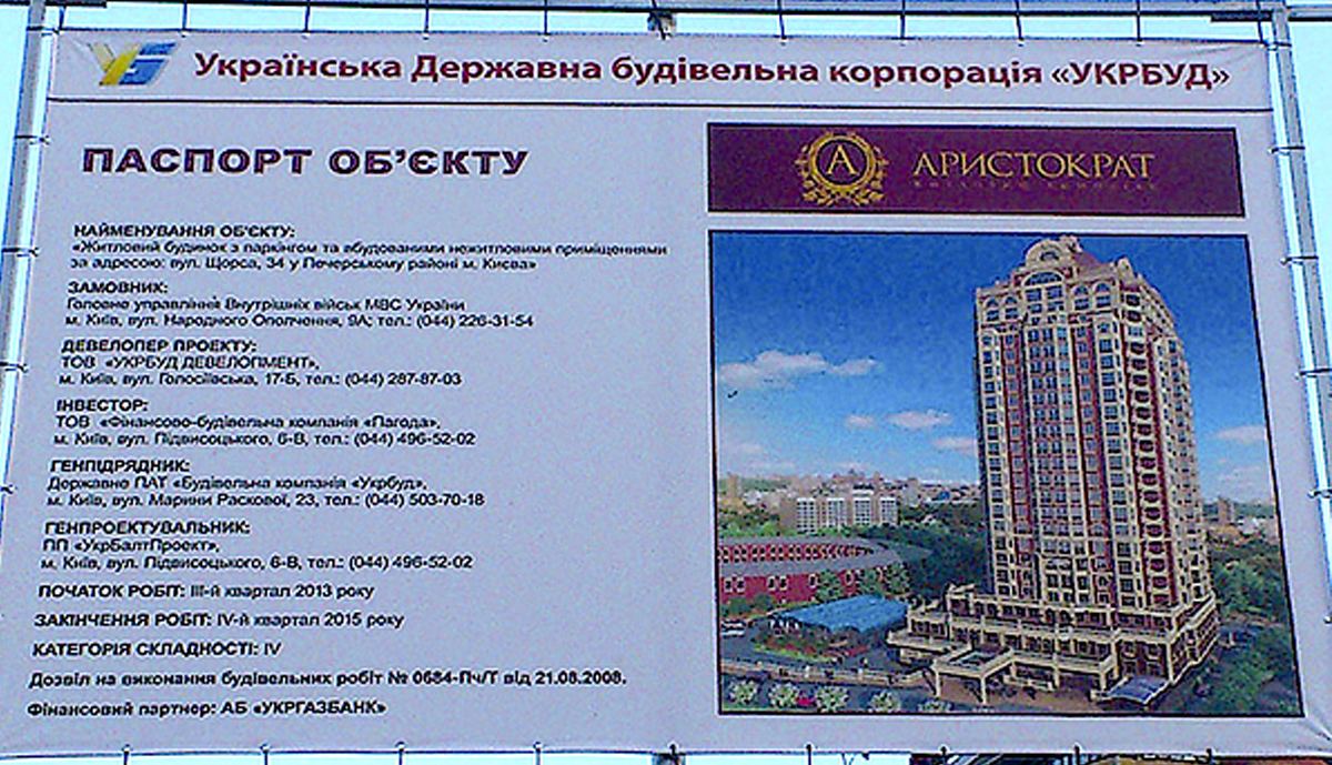 Строительные Щиты, Паспорт Здания